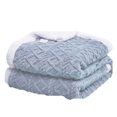 thumbnail image 2 of YAOMOBB Thick Sherpa Blanket Double Layer Sherpa Blanket Thick Warm Soft Plush Winter Bed Office Air Conditioning Throw, 2 of 7