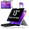 thumbnail image 4 of Laptop Screen Protector Magnetic 13 Inch Detachable Anti Blue Ray Private Screen for Surface Pro 9 Plus 8, 4 of 8