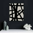 thumbnail image 5 of Nawypu Framed Abstract Wall Art Canvas Set Lines Pictures Modern Mid Century Boho Wall Decor Minimalist Abstract Black Stroke Lines Canvas Painting Artwork Living Room Bedroom Home Office, 5 of 5