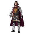 thumbnail image 2 of King Arthur Adult Costume Medieval Knight Renaissance Musketeer Deluxe Mens, 2 of 4