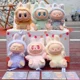thumbnail image 3 of Para Labubu 2025 figura de Anime caliente tiene una serie de asientos muñeca colgante de PVC modelo monstruo réplica llavero regalos de cumpleaños juguetes para niños, 3 of 5