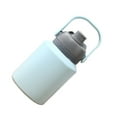 thumbnail image 1 of Soidarity Jarra de agua portátil a prueba de fugas, gran capacidad de 1200ml, fácil de beber, botella de agua de medio galón aislada Ropa Deportiva, Zapatos Bebe azul, 1 of 6