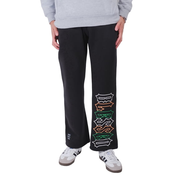 Brooklyn Cloth Blessed Fleece Sweatpants, Heavyweight, 60/40 CVC Fleece, Black Color, Small