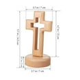 thumbnail image 2 of 1 Set Holy Cross Decoration Cross Decor For Table For Art Lovers 5.7x2.8x2.8in, 2 of 8