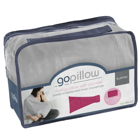 Kushies Bamboo Gopillow Wearable Breastfeeding Pillow Grey