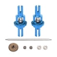 thumbnail image 1 of Reemplazo de diferencial de coche RC 1:28 Reemplazo de accesorio de coche RC de metal Actualización azul, 1 of 7