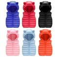 thumbnail image 6 of PEZHADA Girls Warm Vest Winter Boys Thicken Waistcoat Kids Outerwear Vest Cotton Jackets Blue, 6 of 8