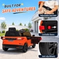 thumbnail image 6 of UBesGoo Licensed Land Rover Ride On Car, 12V Electric Car for Kids, Toddler Car Toy with Remote Control, LED Lights & Bluetooth, Ages 2-5, Orange, 6 of 9