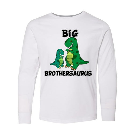 Inktastic Big Brothersaurus Long Sleeve Youth T-Shirt