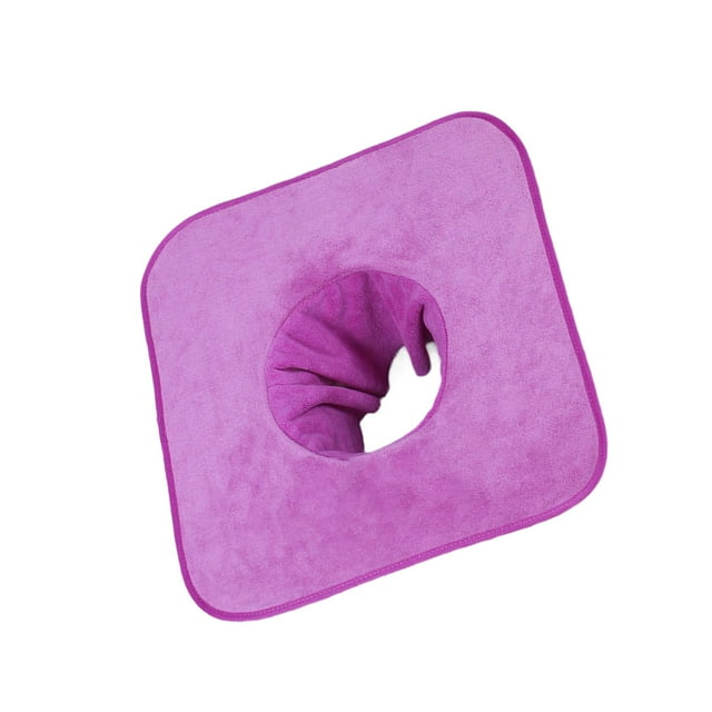 Tachiuwa Massage Table Towel, Spa Bed Protector, Massage Table Hole Pad, Bed Sheet Towel, Medium Violet