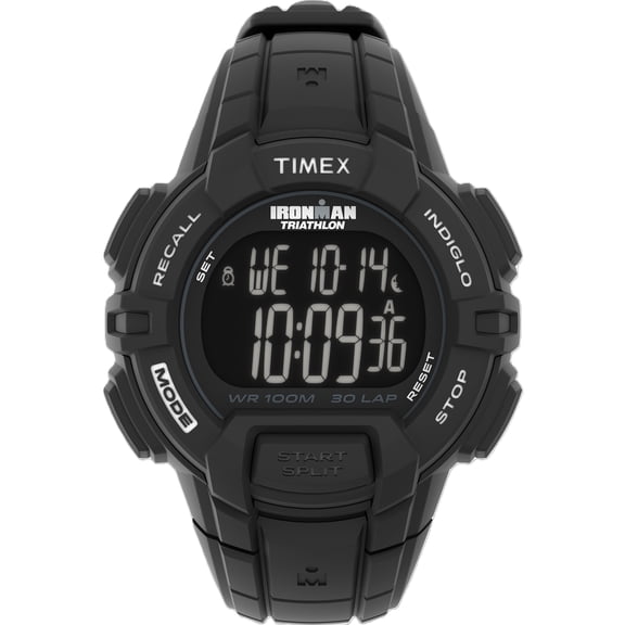 Timex Men's Ironman 30-lap Watch - T5K821 Black/Silver