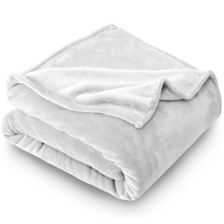 Bare Home Ultra Soft Microplush Velvet Blanket - Luxurious Fuzzy Fleece Fur - All Season Premium Bed Blanket (King, White)