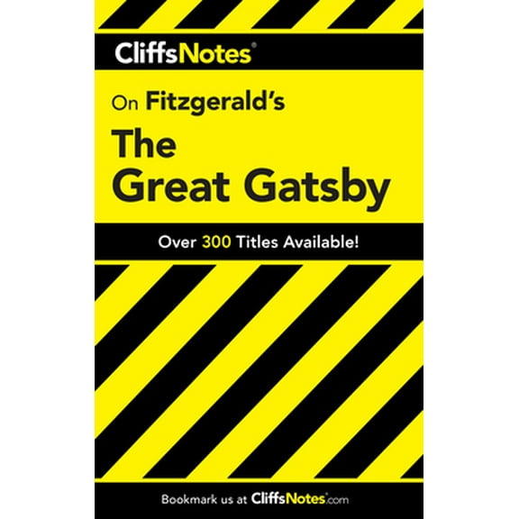 Pre-Owned Cliffsnotes on Fitzgerald's the Great Gatsby (Paperback) 0764586017 9780764586019