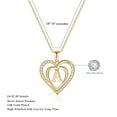thumbnail image 2 of TINGN Initial Heart Necklace for Women Initial Heart Pendant Necklace for Women, 2 of 6