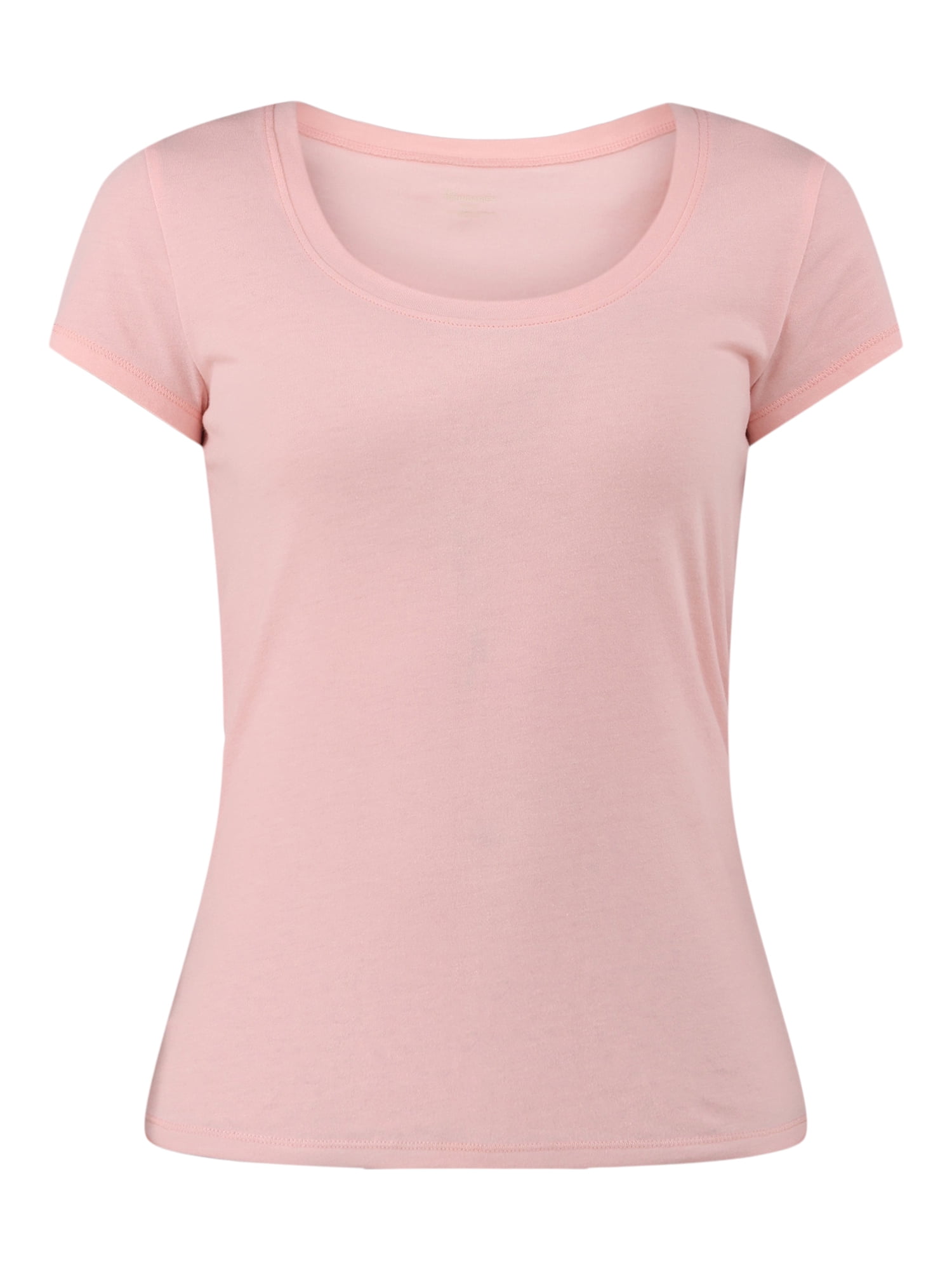 No Boundaries Short Sleeve Scoop Neck Tee, Women's XXS-XXXL