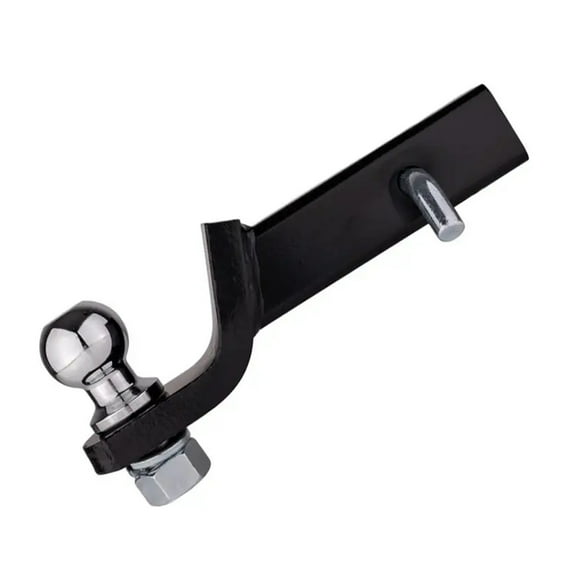 Trailer Hitch Mount Adjustable Trailer Drop Hitch Ball Mount Tow Drop Hitch 2 Inch Receiver With 6000-Pound Capacity For Trucks ,Weatherproof Double Locking Hitch Pin