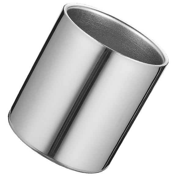 HIAKDOFT Stainless Mug with Smooth Edges and No Burr Silver Suitable for Home and Camping Use 12 oz