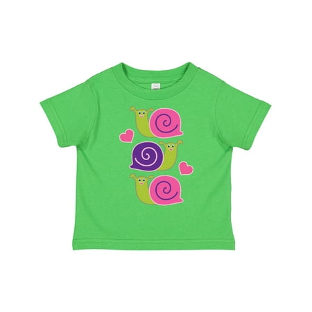 

Inktastic Snail Lover Girl Garden Snails Gift Toddler Toddler Girl T-Shirt