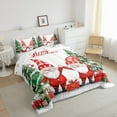 thumbnail image 3 of Manfei Merry Christmas Full Size Comforter Sets,Red Xmas Gnome Bedding Comforter Set,Happy New Year Bedding Sets For Boys Girls,Breathable Home Decor Reversible,3-Piece, 3 of 8