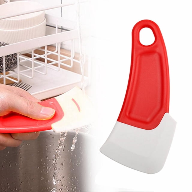 Clearance! Kitchen Food Grade Silicone Spatula 2024 New Reusable Silicone Pot Cleaning Spatula Silicone Pan Cleaning Scraper Upgrade Scratch Spatula Scraper Kitchen Tool A