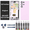 Purple, variant on 6.8" AMOLED Original for Samsung Galaxy S23 Ultra Display Touch Screen Digitizer Assembly S23ultra 5G S918U S918B/DS S918U1 S918W S918E LCD Screen Replacement (with Black Frame +Back Cover+Tools)