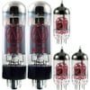 JJ Tesla Premium Tube Complement for Voodoo Amps V-Rock 50 Guitar Amplifier