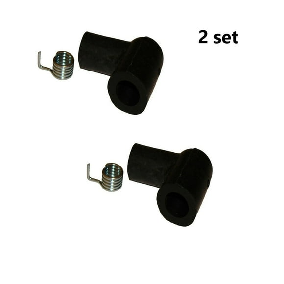 2pcs Universal Rubber Plug Cap Cover For 5mm HT Lead Black rubber products