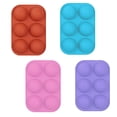 thumbnail image 2 of Noothes Cake Mould，Cake Medium Semi Sphere Silicone , for Making Chocolate, Multicolour 4pcs, 2 of 6