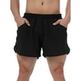 thumbnail image 2 of SHCKE Men's Running Shorts Athletic Casual Beach Shorts Active Gym Shorts with Pockets, 2 of 5