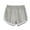 Gray, variant on aidice Summer Shorts for Women Casual Loose Solid Color Elastic Waisted Ruched Hot Pants Running Shorts