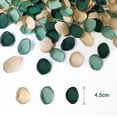 thumbnail image 2 of Rose Petals Bulk 200pcs,Soft Throwing Petal,Vase Filling 45 mm Silk Flower Girl Scatter Petals for Wedding Aisle Cake Table Buffet Table Aisle Petal- Burned Edge (Blackish Green), 2 of 4