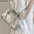 thumbnail image 5 of Bolso de hombro para mujer Kpop primavera nueva llegada gran capacidad PU cuero cremallera casual versátil temperamento señoras bolsas de mujer, 5 of 5