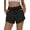Black, variant on Sundazz Womens Sweat Shorts High Waisted Running Gym Workout Shorts Summer Casual Shorts with Pockets,White-Floral,M