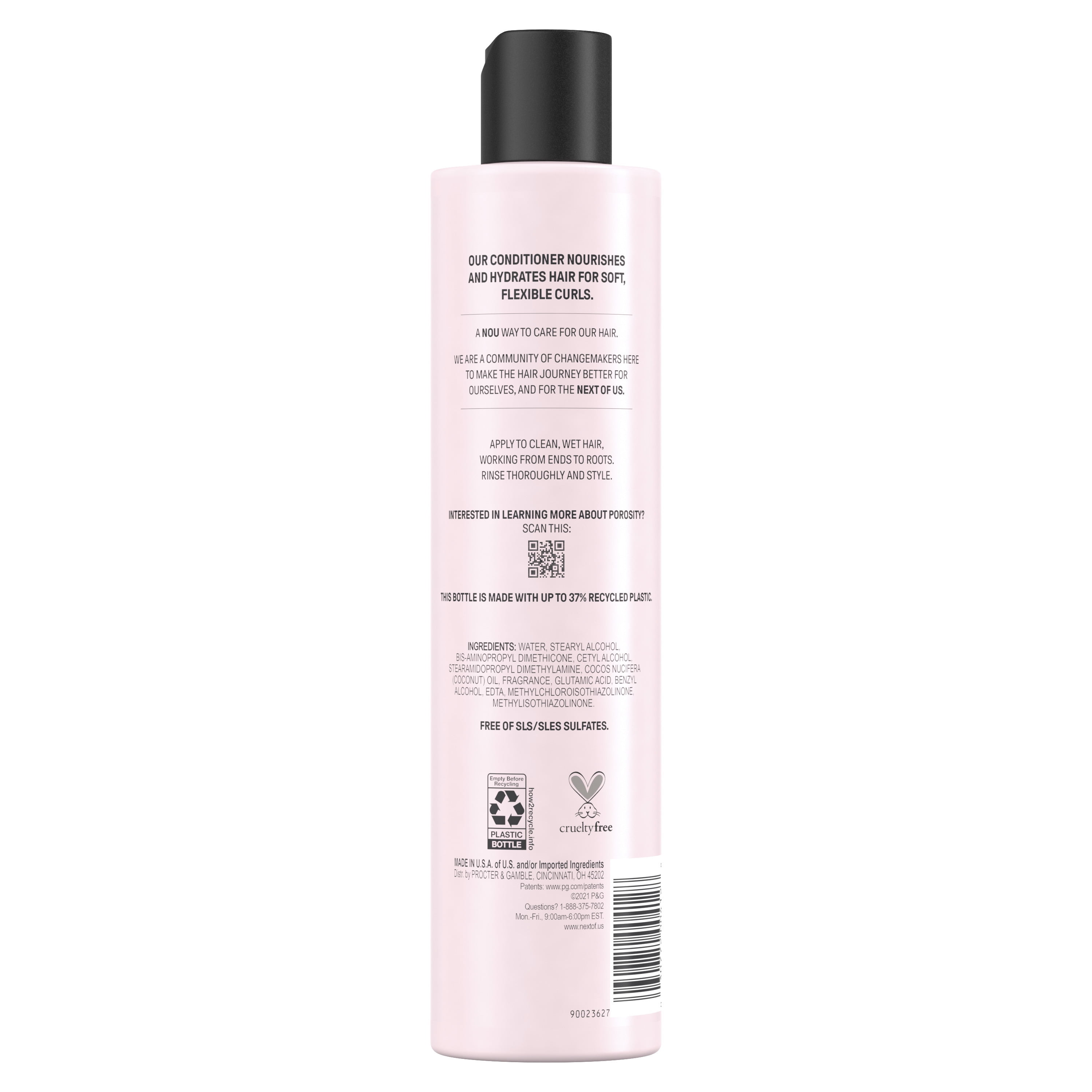 (4 pack) NOU Nourishing Moisture Conditioner, for Curly & Coily Hair, 10.1 fl oz  (图5)