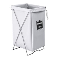 Royal Basket Trucks Steel/Vinyl Towel Hamper Kit White G00-WWX-THK