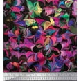 thumbnail image 1 of Soimoi Viscose Chiffon Fabric Abstract Color Block Fabric Prints By Yard 42 Inch Wide, 1 of 1