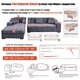 thumbnail image 4 of Fundas de sofá elásticas para sala de estar, cubierta geométrica para sillón Loveseat, para esquina en forma de L, necesita pedir 2 piezas, 4 of 4
