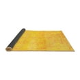 thumbnail image 2 of Ahgly Company Indoor Square Abstract Yellow Contemporary Area Rugs, 8' Square, 2 of 4