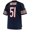 thumbnail image 3 of Men's Mitchell & Ness Dick Butkus Navy Chicago Bears Big & Tall 1966 Retired Player Replica Jersey, 3 of 3