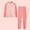 Pink, variant on ATOGUTA Boys Thermal Underwear Set Kids Thermal Underwear Set Long Sleeve Top and Bottom for Skiing, Cold Weather, 1T-16