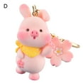 thumbnail image 1 of UDIYO Lovely Animal Pig Keychain Key Ring Piggy Pendant Car Keyring Bag Decor Gift, 1 of 6