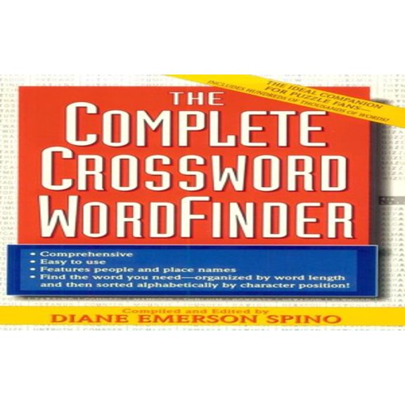 Pre-Owned The Complete Crossword Wordfinder Paperback