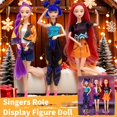 thumbnail image 3 of 12" K-pop Singer Dolls, Fashion SInger Group Hunters Dolls, Collectible Action Figure Toys with Music Light, 3 of 25