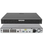 Uniview NDAA 16‑Channel PoE NVR – 16 MP Recording, Dual 10 TB Bays, 4K HDMI + VGA, Smart Analytics – From Secure IT Global