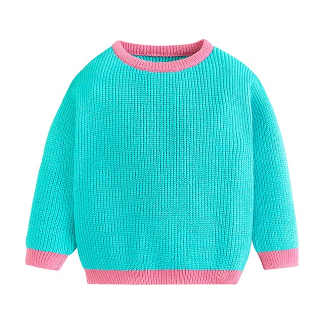 Gibobby Blusas De Moda Niños pequeños, niñas, bebés, sudaderas, manga larga, deporte, camiseta sólida, camisetas, camisetas para niños(Verde, 4-5 Años)