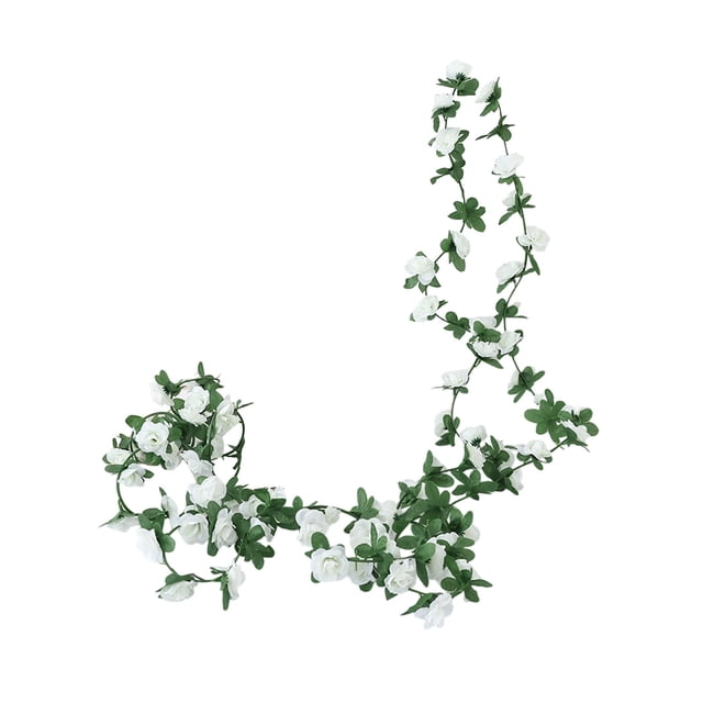 Artificial Flower Wall Hanging Silk Vine Garland Decor for Home, Table, Shelf, Party, Wedding Display, Adjustable Greenery Strand