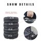 thumbnail image 5 of Kenally Bolsa de almacenamiento de neumáticos portátil a prueba de polvo con rueda Ajustable de tela Oxford para neumáticos de coche Vehículos, repuestos y accesorios Mis señal blanca de banda negra L, 5 of 6