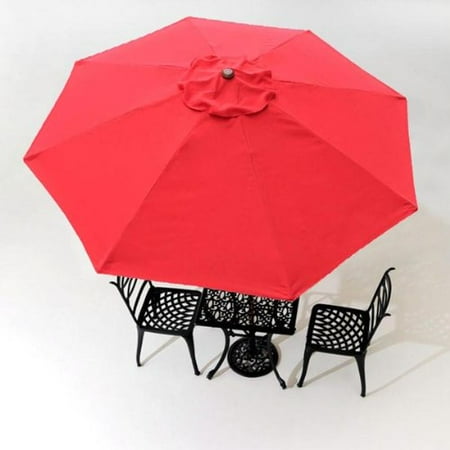 - 8 Foot - 8 Rib Anti-fade and Water-proof Replacement Canopy in Red