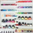 thumbnail image 3 of Coofit Support Transparent pour Vernis à Ongles Support de Vernis à Ongles en Acrylique à 3 Niveaux Support Mural pour Vernis à Ongles, 3 of 10