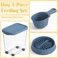 thumbnail image 3 of Joxxoaa Food Dispenser 31L, Food Storage Container Sealed Moisture Proof with Cup and Bowl for Kitchen Pantry Household, BPA-Free, 1 Pack Clear, 3 of 6